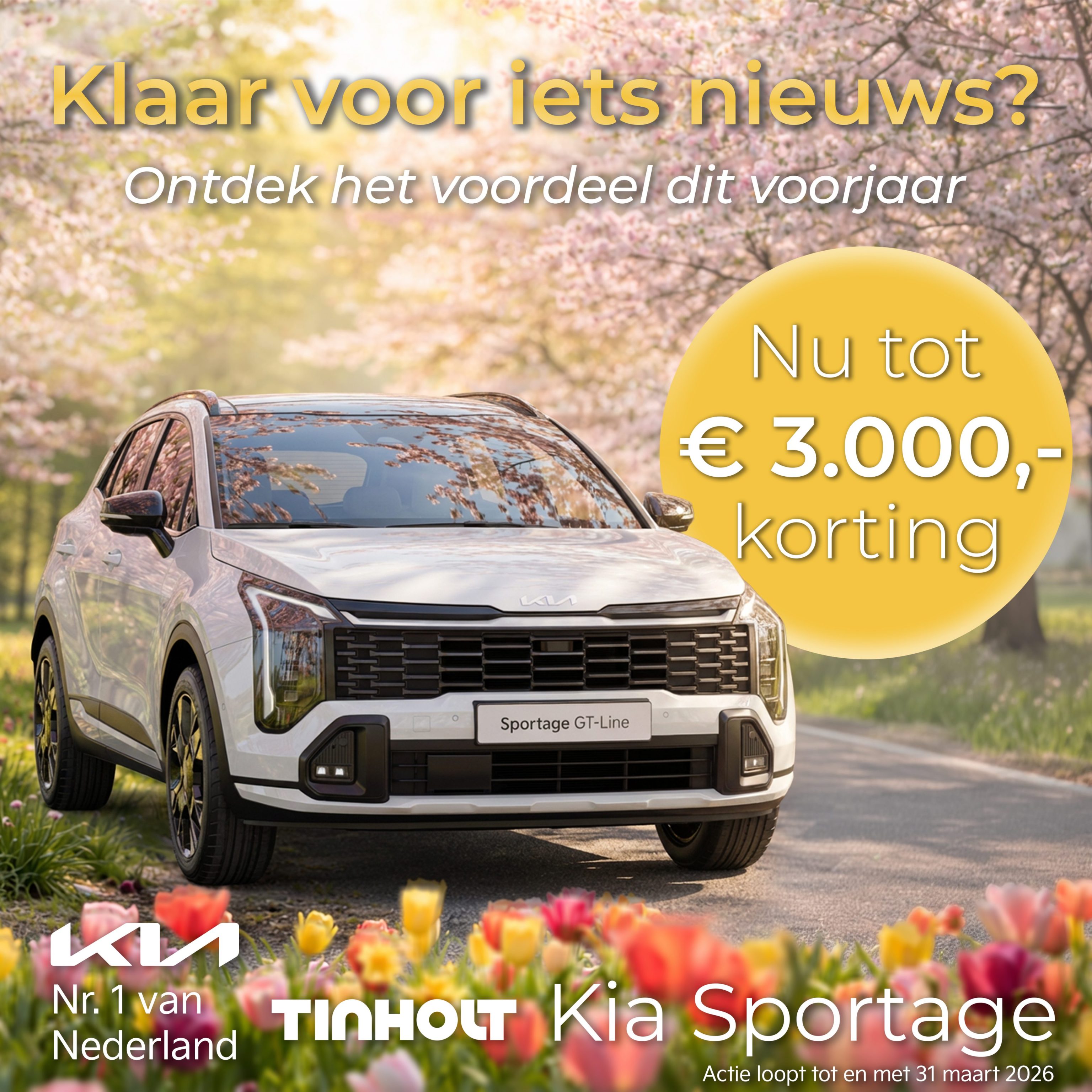 Kia Sportage voorjaar actie