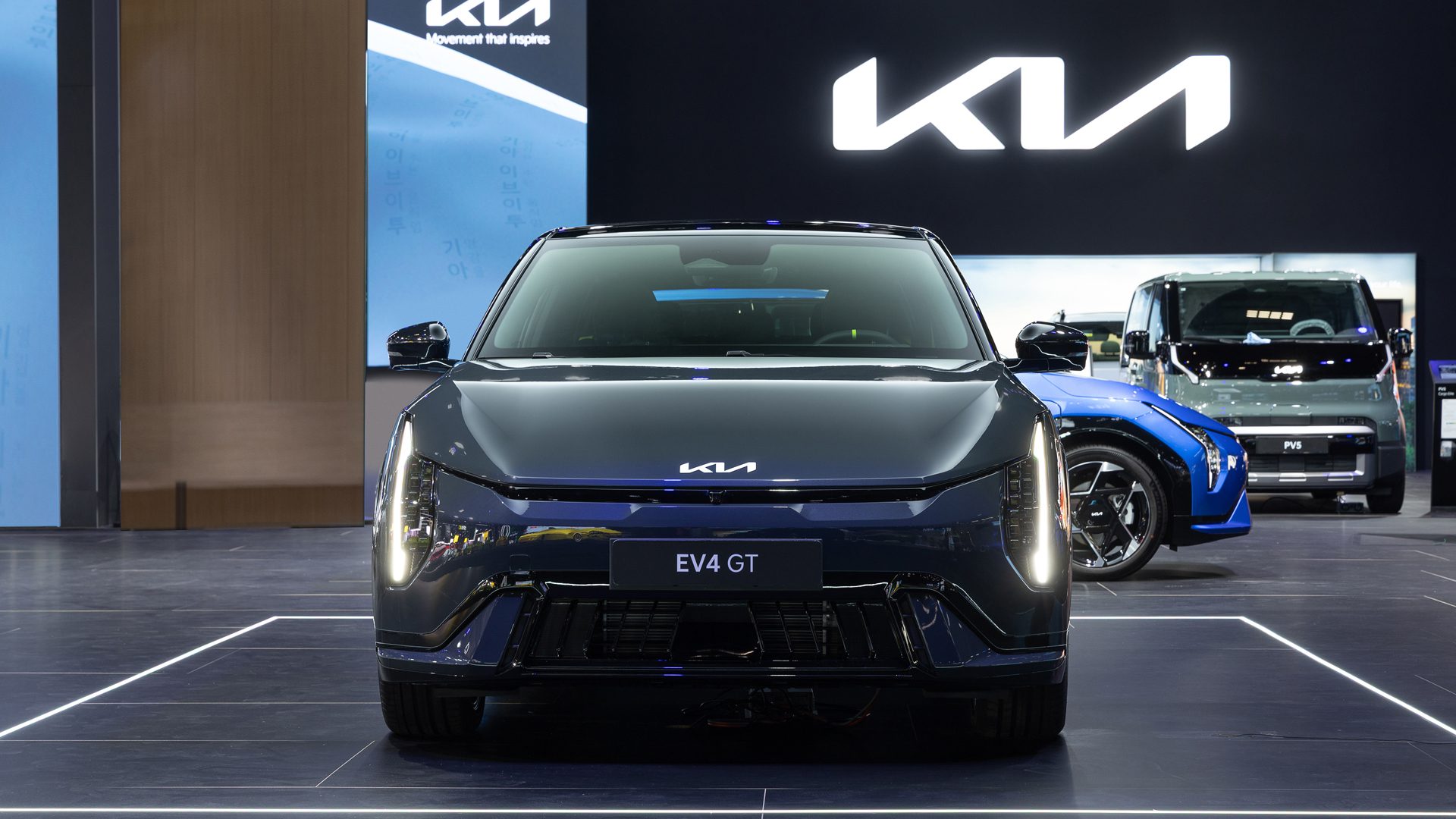 Kia EV4 GT in Penta Metal
